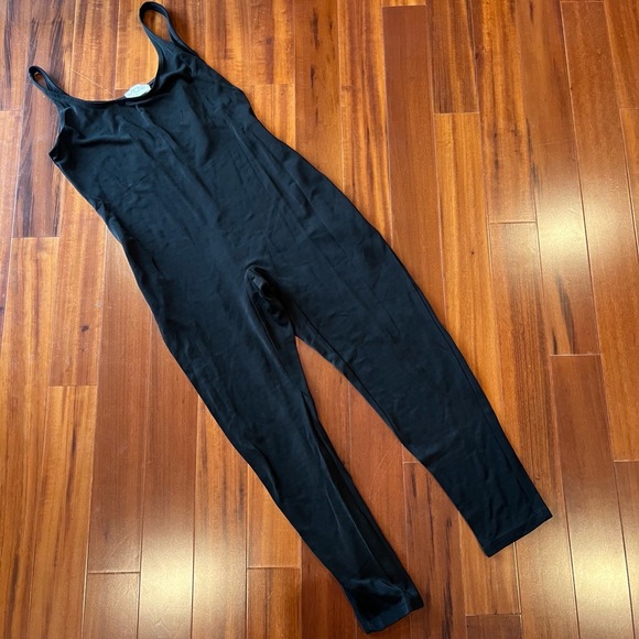 Cache Pants - Vintage Cache Black Bodysuit Jumpsuit One Piece Full Length Spandex Size Large